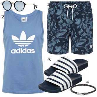 outfit mit Bela Sončna očala "Priložnostna oblačila"