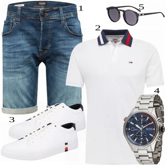outfit mit Bela Superga Tommy Hilfiger "Priložnostna oblačila"