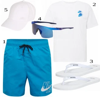 outfit mit Bela Majica Nike Sportswear "Priložnostna oblačila"