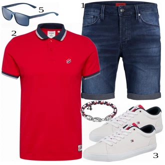 outfit mit Bela Superga Tommy Hilfiger "Priložnostna oblačila"
