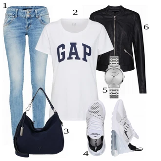 Outfit sa Crna Traper Jakna VERO MODA "Tvoj udoban outfit"