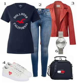 outfit mit Siva Čevlj Superga Adidas Originals "Tvoj udobni outfit"
