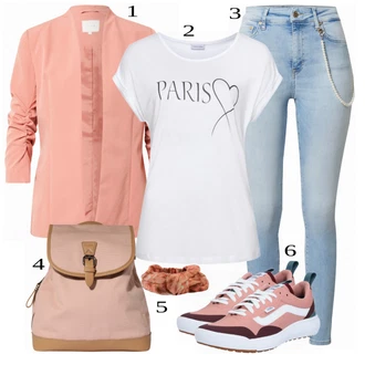 S nápisem Outfit s Zelená Neformální tričko/Fancy tričko/Top Na Party/Košile s potiskem/Sportovní tričko/Tričko S nápisem Lascana "Skvělý pro volný čas"