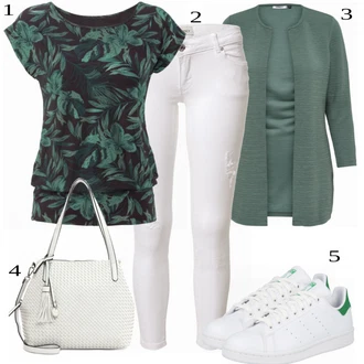 outfit mit Siva Hlače Only "Tvoj cool outfit"