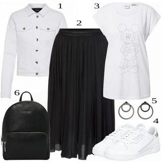 outfit mit Črna Krilo Lascana "Tvoj cool outfit"