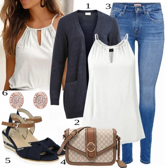 Outfit s Bílá Zimní Bota/Náušnice Ted Baker "Praktický vzhled"