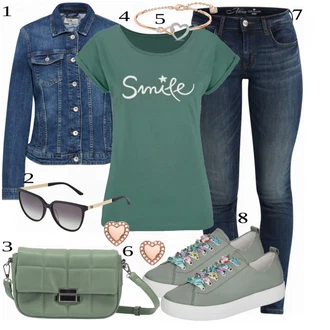 Outfit sa Plava Traper Jakna Tom Tailor "Tvoj otmjeni outfit"