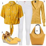 Outfity se 7/8 dlouhými kalhotami pro velké velikosti image