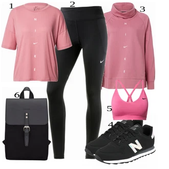 Outfit sa Plava Tenisica New Balance "Sport Outfit"