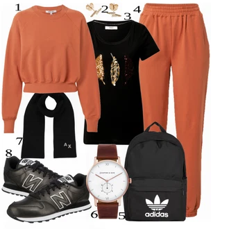 Outfit s Černá Armani Exchange "Sportovní Outfit"
