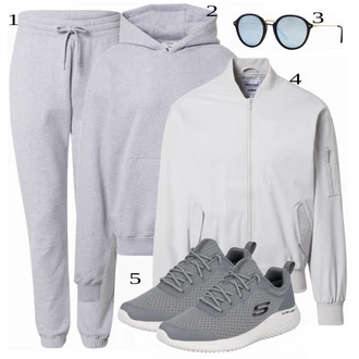 outfit mit Siva Superga Skechers "A"