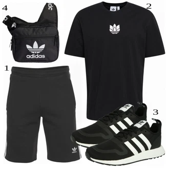 outfit mit Črna Majica Adidas Originals "Priložnostna oblačila"