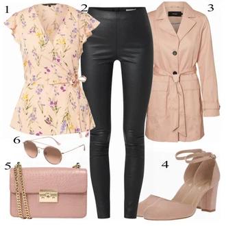 Outfit s Sluneční Brýle Ray-Ban "Jarní stylový vzhled"