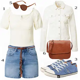 Ležérní outfity s Světle modrá/Modrá Džíny Culottes/Navlékací džíny Only "Skvělý pro volný čas"