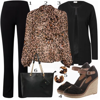 Outfit s Černá Kardigan/Dlouhý Zimní Kabát/Dlouhé Šaty/Dlouhá tylová sukně JdY "Klasické vzhledy"