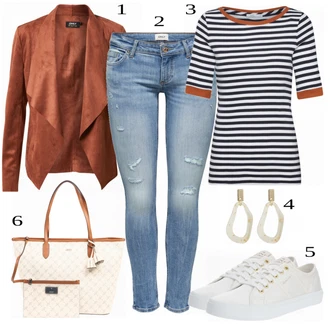 Outfit s Bílá Nezařazené JOOP! "Příjemný vzhled pro volný čas"