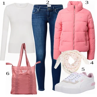 Outfit s Fialová/Růžová Úzká Teniska/Vintage Teniska/Plátěná Teniska/Teniska na platformě/Letní Tenisky/Nízká Teniska/Kožené Tenisky/Skate Bota Puma "Příjemný vzhled pro volný čas"