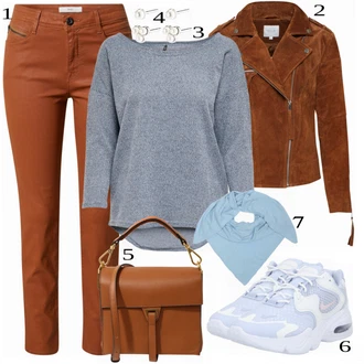 outfit mit Rdeča Kavbojke Brax "Stilna oblačila za prosti čas"
