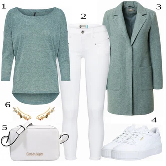 Nevěsta Outfit s Bílá/Krémová Kožená bunda/Zužující se Džíny/Dámské Džíny s Délkou 7/8/Zkrácené Džíny/Sweat Džíny/Džíny s Rozparkem/Džín s Nízkým Pasem/Džíny s Nízkým Sedem/Kotníková Bota/Kožené Boty/Slim Fit Džíny Freeman T. Porter "Ulice Styl Outfit"