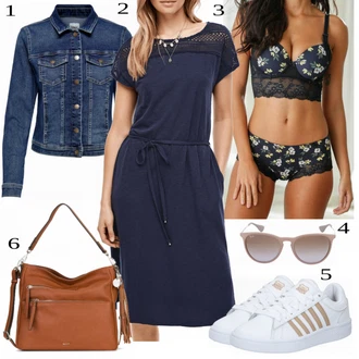 Outfit s Šedá Teniska K-SWISS "Ulice Styl Outfit"