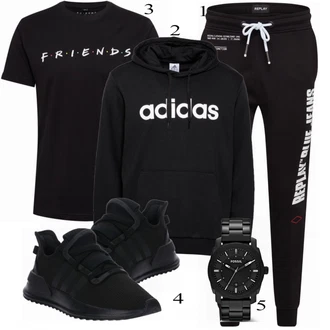 outfit mit Modra Replay "Oblačila za ulico"
