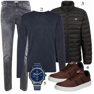 outfit mit Siva Superga Jack & Jones "Oblačila za ulico"