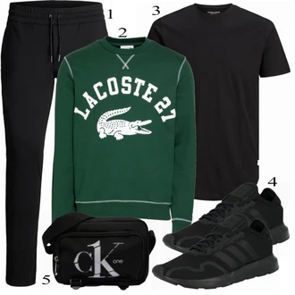 outfit mit Črna Športni nahrbtnik Calvin Klein "Priložnostna oblačila"