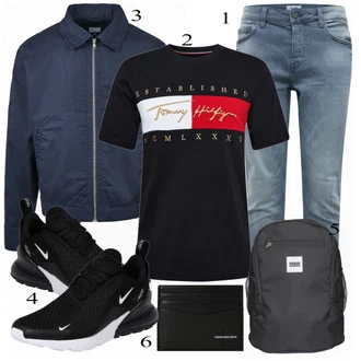 outfit mit Siva Hlače "Priložnostna oblačila"