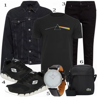 outfit mit Modra Superga Skechers "A"