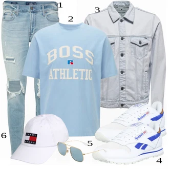 outfit mit Bela Superga Reebok Classic "Priložnostna oblačila"