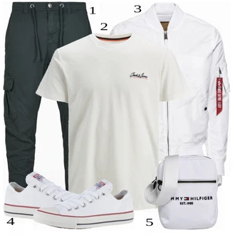 outfit mit Siva Alpha Industries "Priložnostna oblačila"
