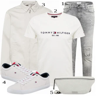 outfit mit Bela Superga Tommy Hilfiger "Priložnostna oblačila"