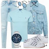 collectionTypes} Denim Jakne z Sončna očala kombinirajte image
