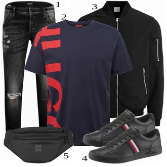 outfit mit Superga Tommy Hilfiger "Priložnostna oblačila"