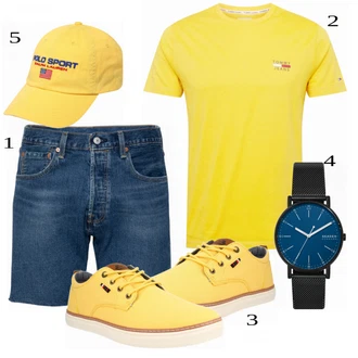 outfit mit Rumena Superga Bullboxer "Priložnostna oblačila"