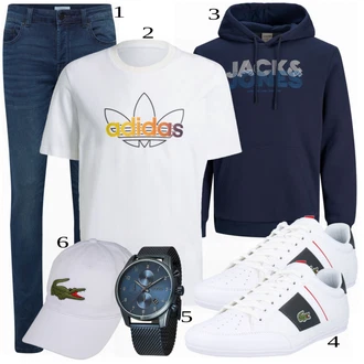 outfit mit Siva Klobuček Lacoste "Priložnostna oblačila"