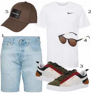 Poletne Outfiti mit Bela Casual Majica Nike "Priložnostna oblačila"