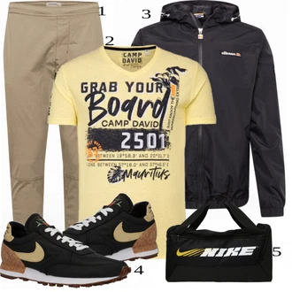 outfit mit Bela/Črna Ellesse "Priložnostna oblačila"