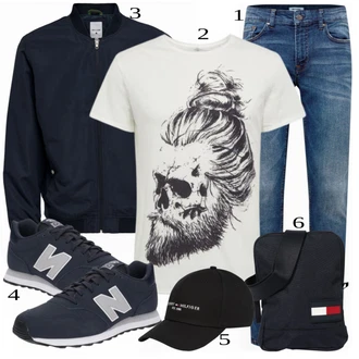 outfit mit Klobuček Tommy Hilfiger "Priložnostna oblačila"