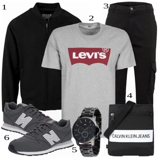 outfit mit Črna Superga New Balance "Priložnostna oblačila"