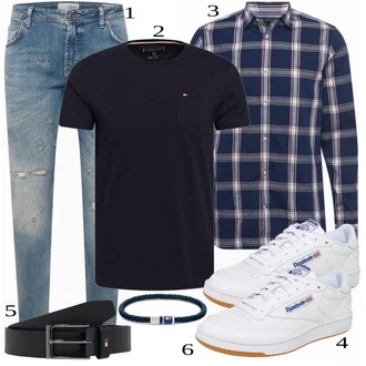 outfit mit Siva Superga Reebok Classic "Priložnostna oblačila"