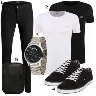outfit mit Črna Torba Alpha Industries "Priložnostna oblačila"
