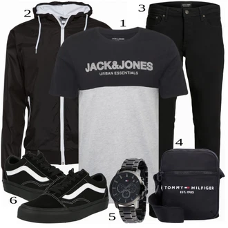 outfit mit Črna Superga Vans "Priložnostna oblačila"