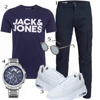 outfit mit Siva/Bela Superga Adidas Originals "Priložnostna oblačila"