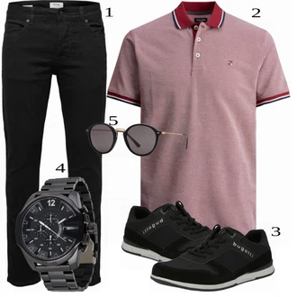 outfit mit Črna Superga Bugatti "Priložnostna oblačila"