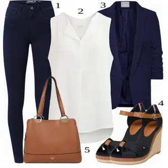 Šik Outfit s Tmavě modrá Džíny Kožená bunda/Zimní bunda/Kotníková Bota/Termální Džíny/Dámské Džíny s Délkou 7/8/High Waist Džínové Kalhoty/Push up Džín/Kožené Boty Only "Hezký jarní outfit"Look: Styl, Šik, Elegantní, Cool, Disko, Francouzské, Krásný, Old Money, Bezešvé