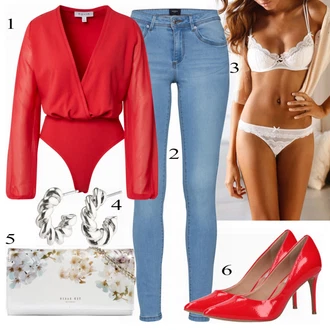 outfit mit Turkizna Kavbojke VERO MODA "Tvoj cool outfit"