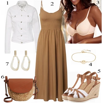 Outfit s Černá/Modrá/Béžová Pánské boty ve velikosti 11/Multifunkční podprsenka/Podprsenka bez ramínek & variabilní podprsenka/Podprsenka s kosticemi/Push-Up Podprsenka/Odlehčovací podprsenka/Měkká podprsenka/Zmenšující Podprsenek/Podprsenka Bez Kostic/Bezdrátová podprsenka/Podprsenka push-up bez ramínek/Podprsenka Balconette/Kojící podprsenka/Podprsenka s výstřihem push-up Lascana "Stylová letní nálada"