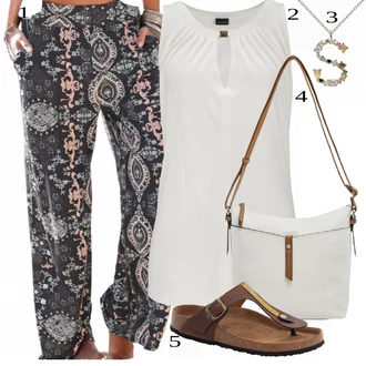 outfit mit Rdeča Čevlj Sandali Rieker "Tvoj cool outfit"