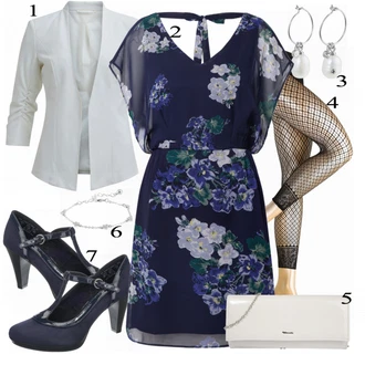 Slavnostní outfity pro matku nevěsty "Příležitostný kancelářský vzhled"